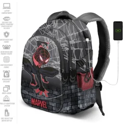 KaracterMania Superhéroes Marvel^Mochila Spiderman Gris