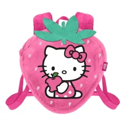 KaracterMania Para El Cole^Mochila Suave Hello Kitty Strawberry Rosa de