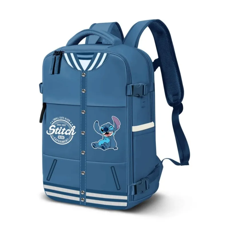 KaracterMania Películas Y Personajes De Disney ·Lilo Y Stitch|Bolsos Y Carteras Disney^Mochila Varsity Disney Lilo y Stitch 40x20x25cm Azul