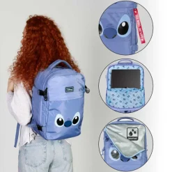 KaracterMania Bolsos Y Carteras Disney^Mochila Viaje Cabina Avión Lilo y Stitch Face