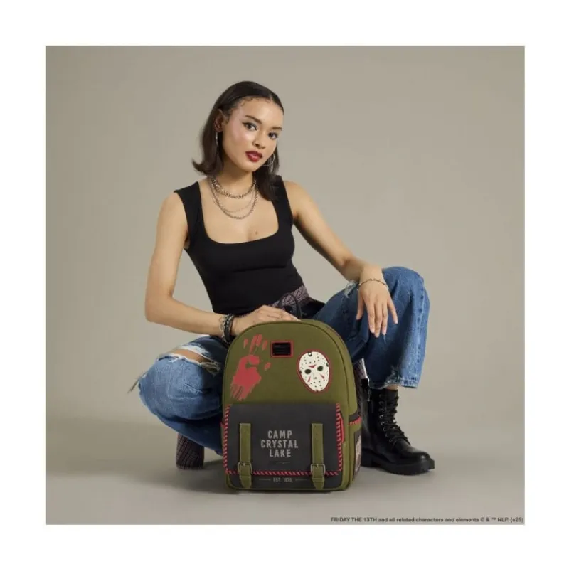 Hot Mochila Warner Bros Friday the 13th de , Nylon Bolsos Y Carteras Disney|Viernes 13