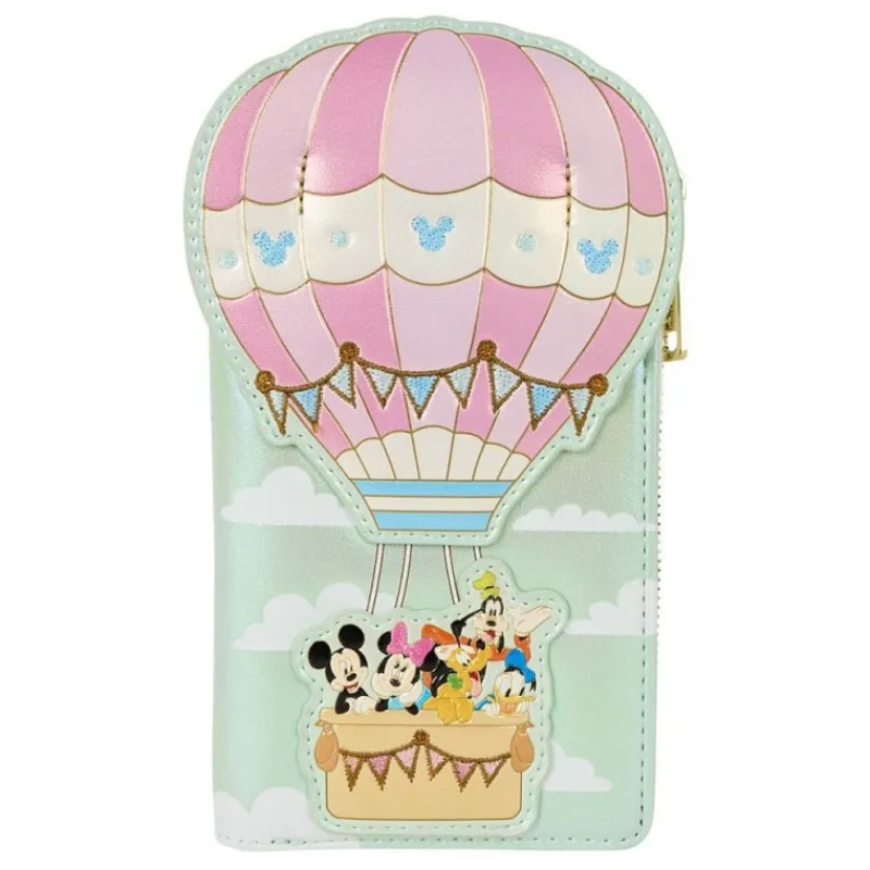 Loungefly Películas Y Personajes De Disney ·Mickey & Minnie|Bolsos Y Carteras Disney^Monedero Disney Mickey & Friends en Globo Aerostático