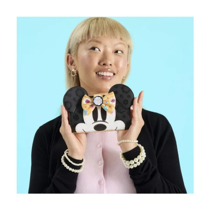 Loungefly Películas Y Personajes De Disney ·Mickey & Minnie|Bolsos Y Carteras Disney^Monedero Minnie Mouse Disney by de Cuero PU