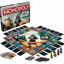 Hasbro Regalos Star Wars Por Personaje |Star Wars Hogar^Monopoly Star Wars Boba Fett