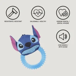 Cerdá Adult Más Regalos De Disney|Películas Y Personajes De Disney ·Lilo Y Stitch^Mordedor para perros Disney Stitch
