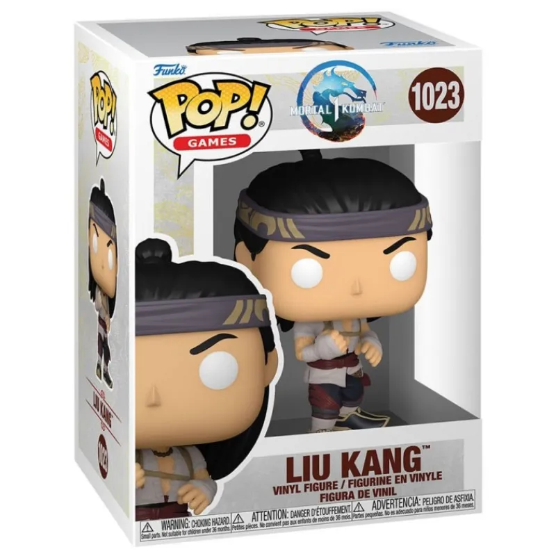 Discount Mortal Kombat POP! Figura Liu Kang Dios del Fuego 9 cm Descuentos Gaming