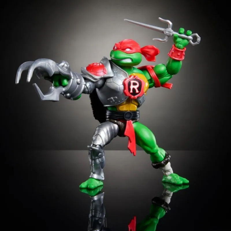 Mattel Las Tortugas Ninja^MOTU x TMNT: Figura Raphael Turtles of Grayskull 14 cm