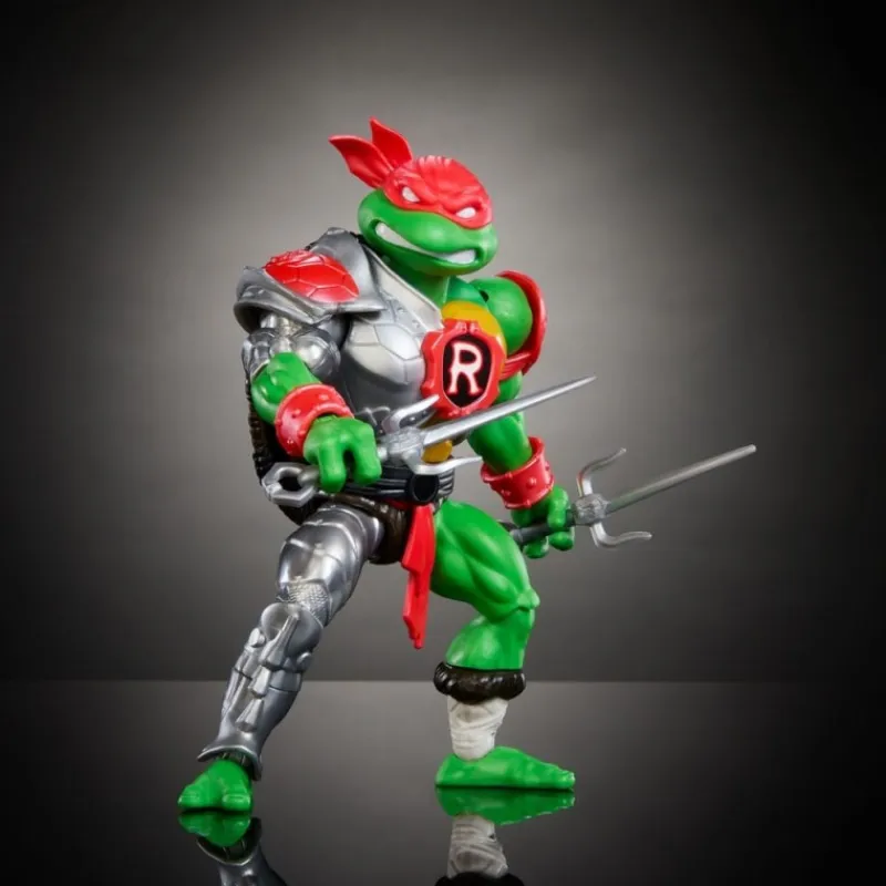 Mattel Las Tortugas Ninja^MOTU x TMNT: Figura Raphael Turtles of Grayskull 14 cm