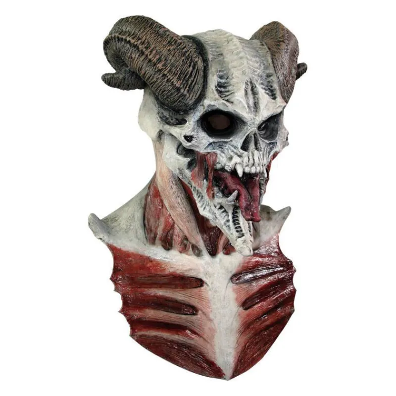 New Máscara Calavera Diabólica Talla Única Máscaras Terror Y Carnaval