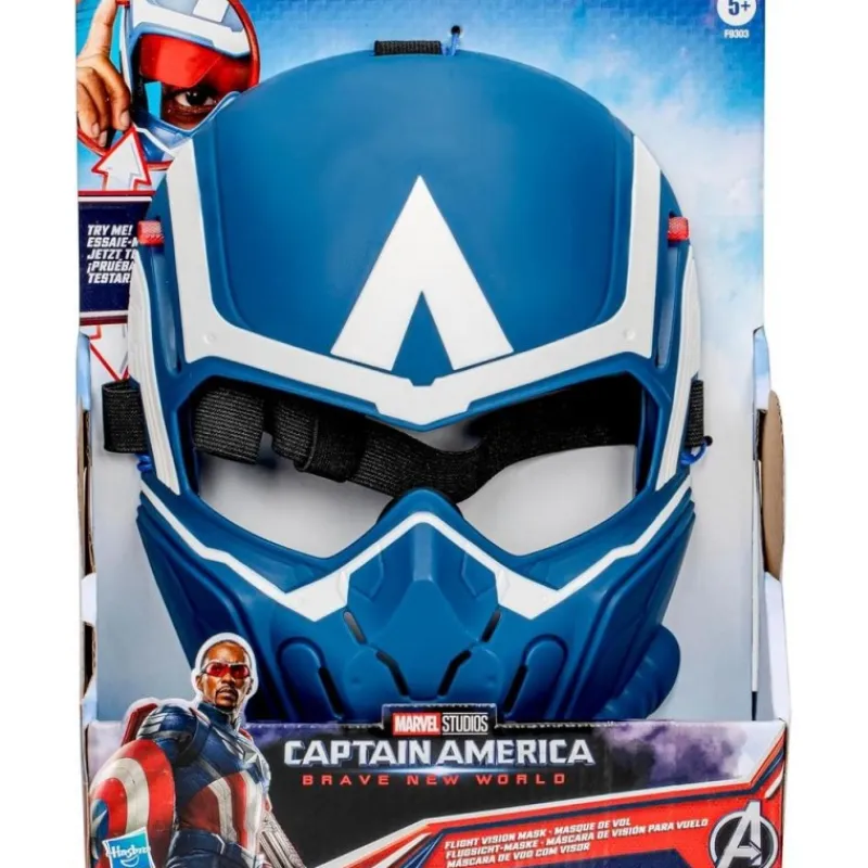 Niños Hasbro Marvel Y Dc Para Niños|Juguetes, Figuras Y Más Regalos Para Peques^Máscara Capitán América Marvel Avengers Juguete Role Play