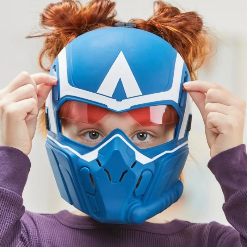 Niños Hasbro Marvel Y Dc Para Niños|Juguetes, Figuras Y Más Regalos Para Peques^Máscara Capitán América Marvel Avengers Juguete Role Play