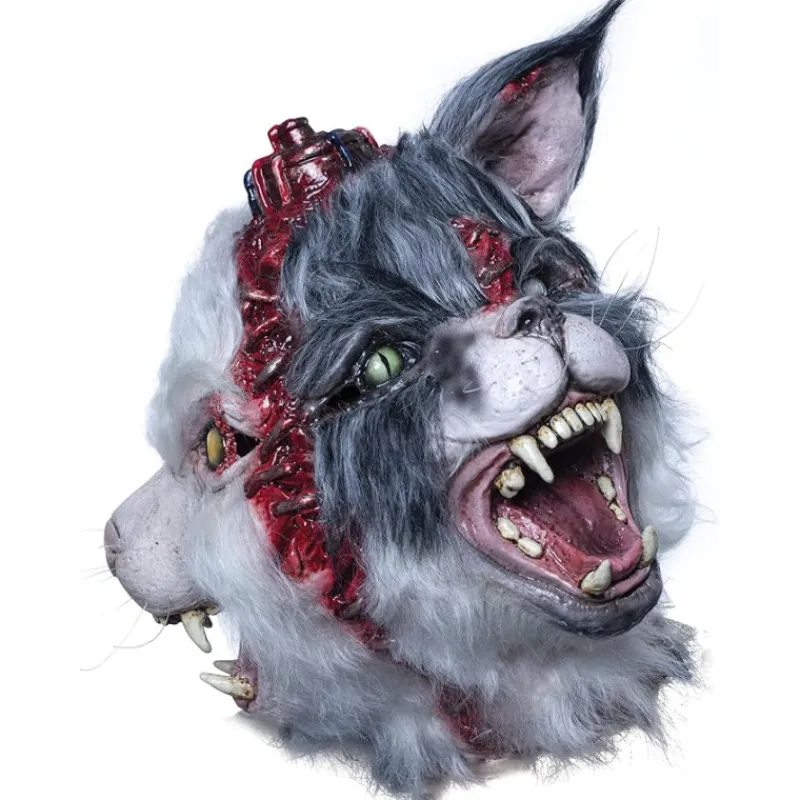 New Máscara Ct. 085 (Gato de Laboratorio) Máscaras Terror Y Carnaval