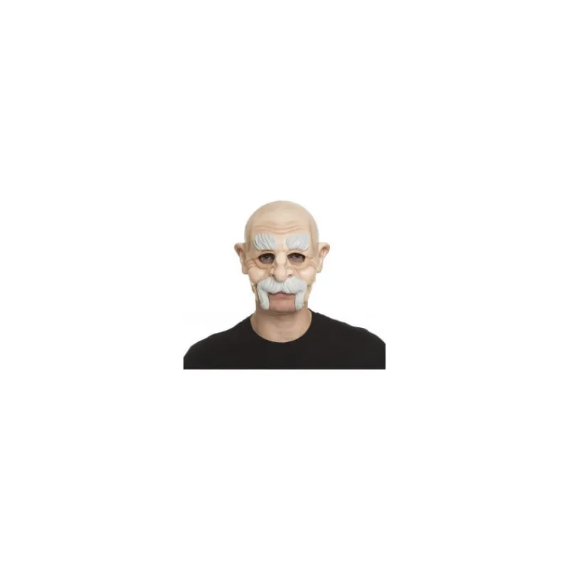 Disfrazzes Disfraces Unisex|Máscaras Terror Y Carnaval ^Máscara de Anciano con Bigote sin Barbilla