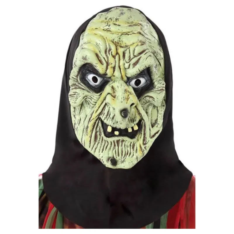 Máscara de Bruja con Capucha Máscaras Terror Y Carnaval