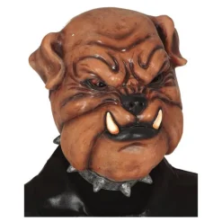 Online Máscara de Bulldog con Collar Máscaras Terror Y Carnaval