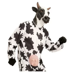 Máscara de Cabeza de Vaca Lechera Disfraces Unisex|Máscaras Terror Y Carnaval
