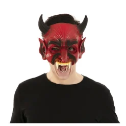 Outlet Máscara de Diablo con colmillo Eva de 31X17,5X5 cm Máscaras Terror Y Carnaval