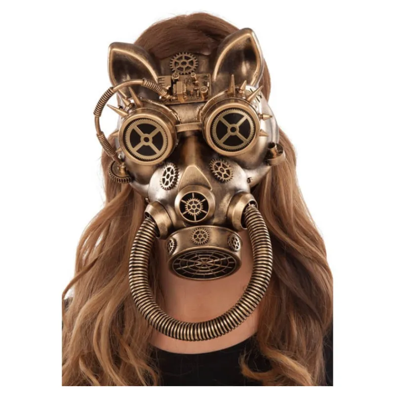 Outlet Máscara de Gato Steampunk Máscaras Terror Y Carnaval
