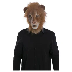 Clearance Máscara de León con pelo Disfraces Unisex|Máscaras Terror Y Carnaval