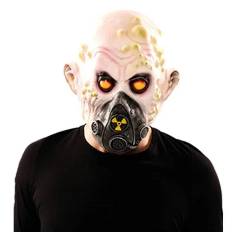 Disfrazzes Máscaras Terror Y Carnaval ^Máscara de Zombie Radioactivo