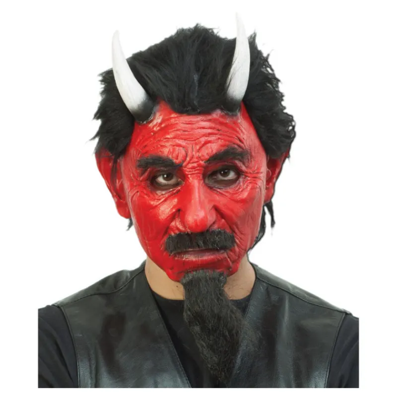 Disfrazzes Máscaras Terror Y Carnaval ^Máscara Demonio Rojo Hell?s Motor