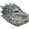 Ghoulish Máscaras Terror Y Carnaval ^Máscara Dragon Blanco Talla Única