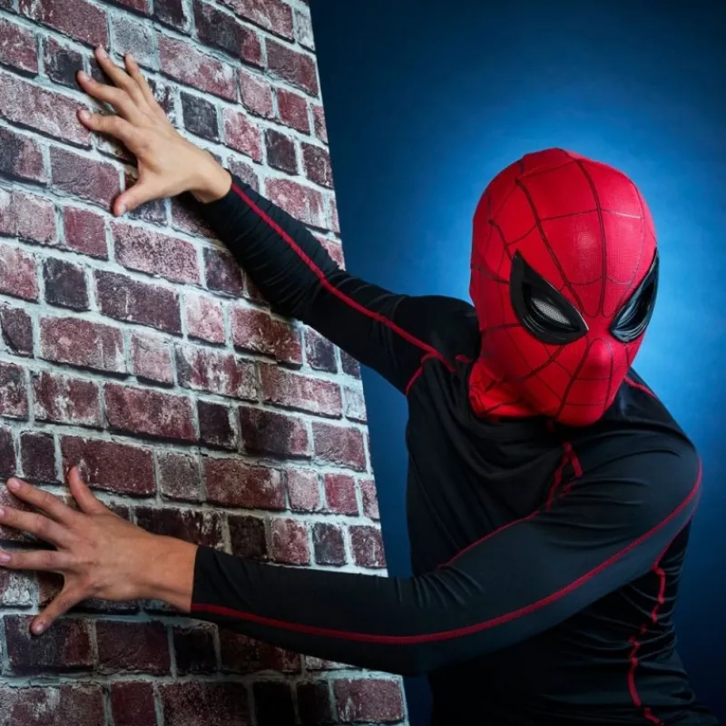 Hasbro Máscaras Terror Y Carnaval |Disfraces Marvel^Máscara Electrónica Expresiva Spider-Man: Homecoming de