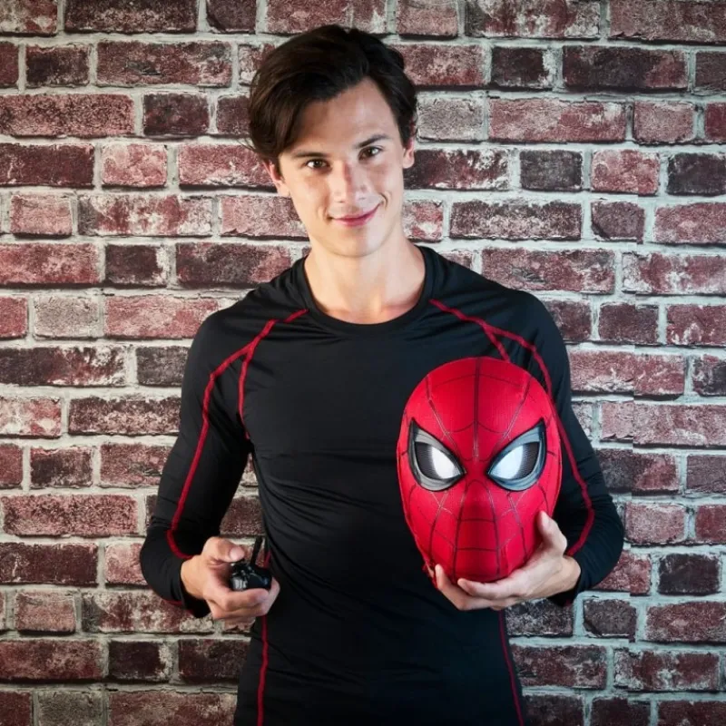 Hasbro Máscaras Terror Y Carnaval |Disfraces Marvel^Máscara Electrónica Expresiva Spider-Man: Homecoming de