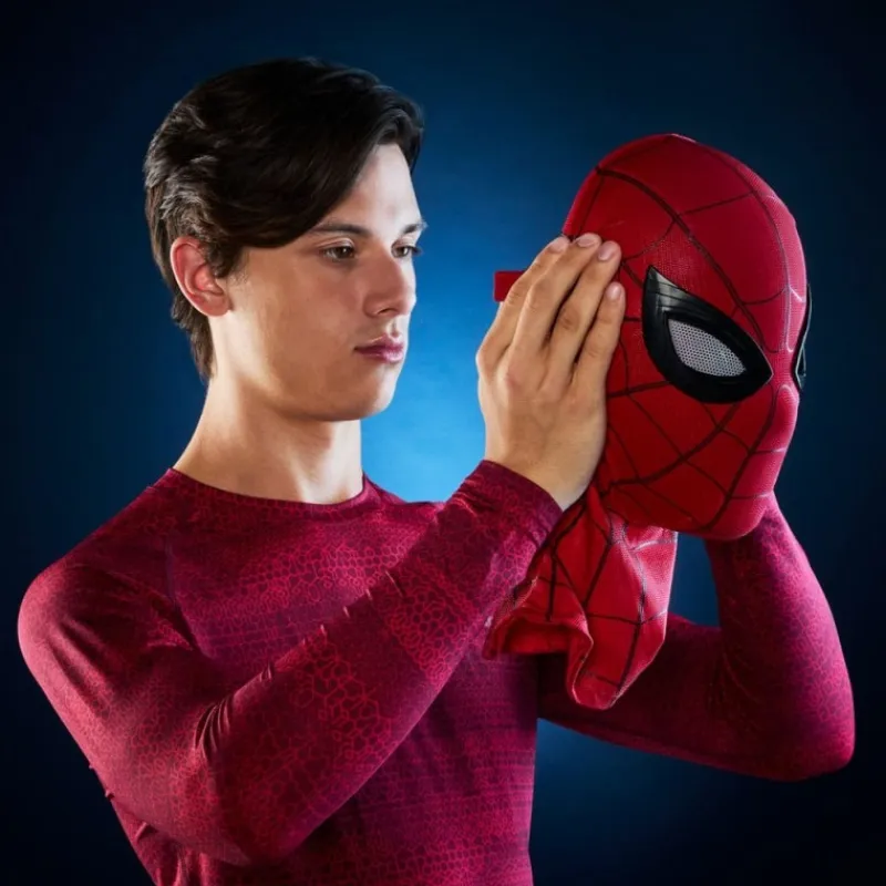 Hasbro Máscaras Terror Y Carnaval |Disfraces Marvel^Máscara Electrónica Expresiva Spider-Man: Homecoming de