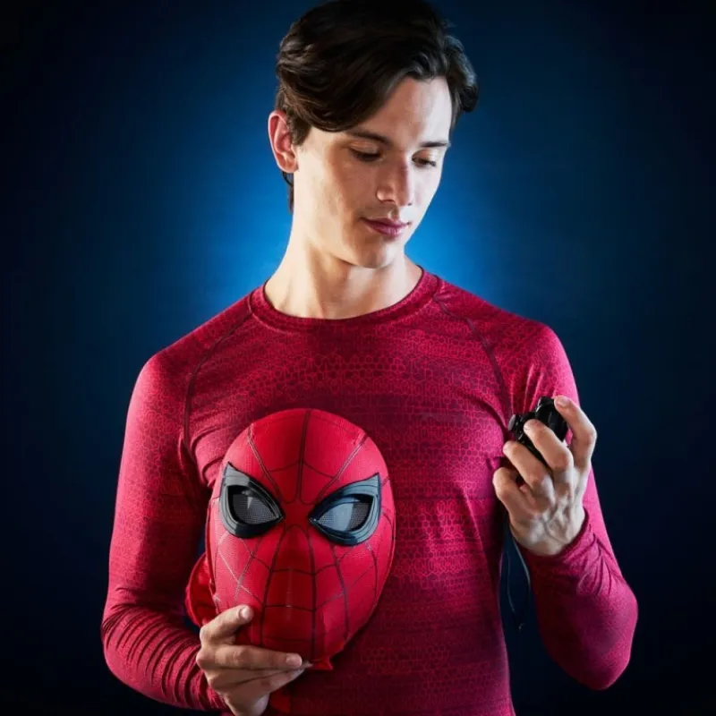 Hasbro Máscaras Terror Y Carnaval |Disfraces Marvel^Máscara Electrónica Expresiva Spider-Man: Homecoming de