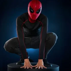 Hasbro Máscaras Terror Y Carnaval |Disfraces Marvel^Máscara Electrónica Expresiva Spider-Man: Homecoming de