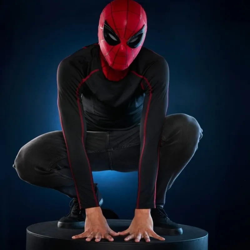 Hasbro Máscaras Terror Y Carnaval |Disfraces Marvel^Máscara Electrónica Expresiva Spider-Man: Homecoming de