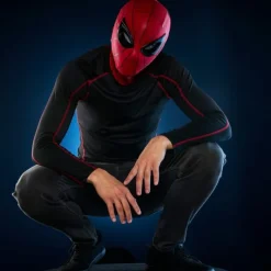 Hasbro Máscaras Terror Y Carnaval |Disfraces Marvel^Máscara Electrónica Expresiva Spider-Man: Homecoming de