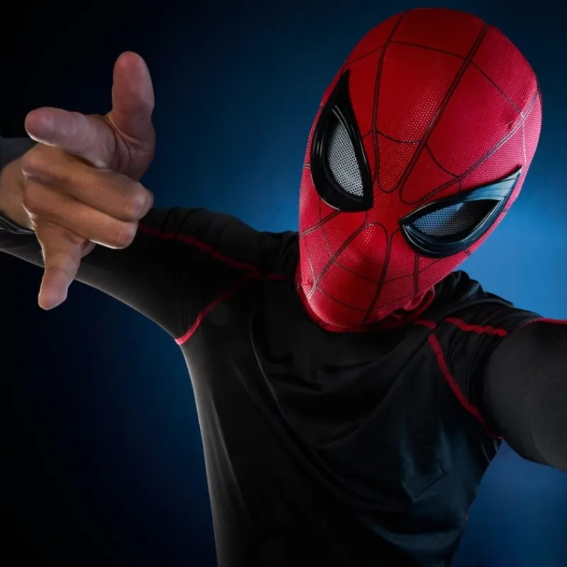 Hasbro Máscaras Terror Y Carnaval |Disfraces Marvel^Máscara Electrónica Expresiva Spider-Man: Homecoming de