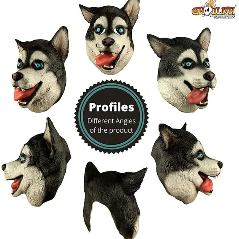Hot Máscara Husky Talla Única Máscaras Terror Y Carnaval