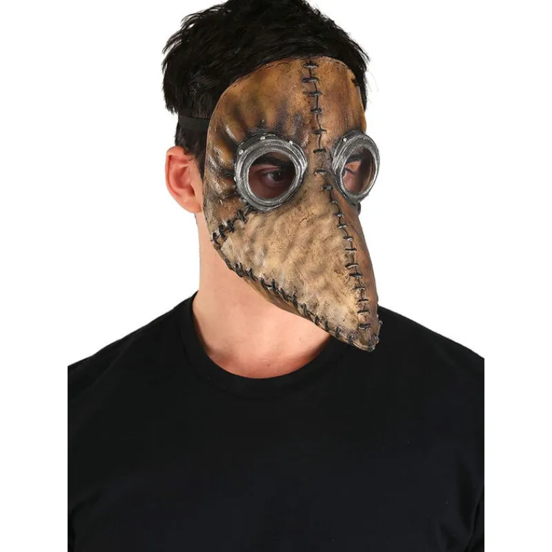 Ghoulish Máscaras Terror Y Carnaval ^Máscara Médico De La Peste Brown Talla Única
