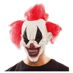 Best Máscara Payaso Diabólico con Mechones Máscaras Terror Y Carnaval