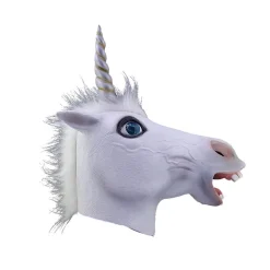 Ghoulish Máscaras Terror Y Carnaval ^Máscara Unicornio Talla Única