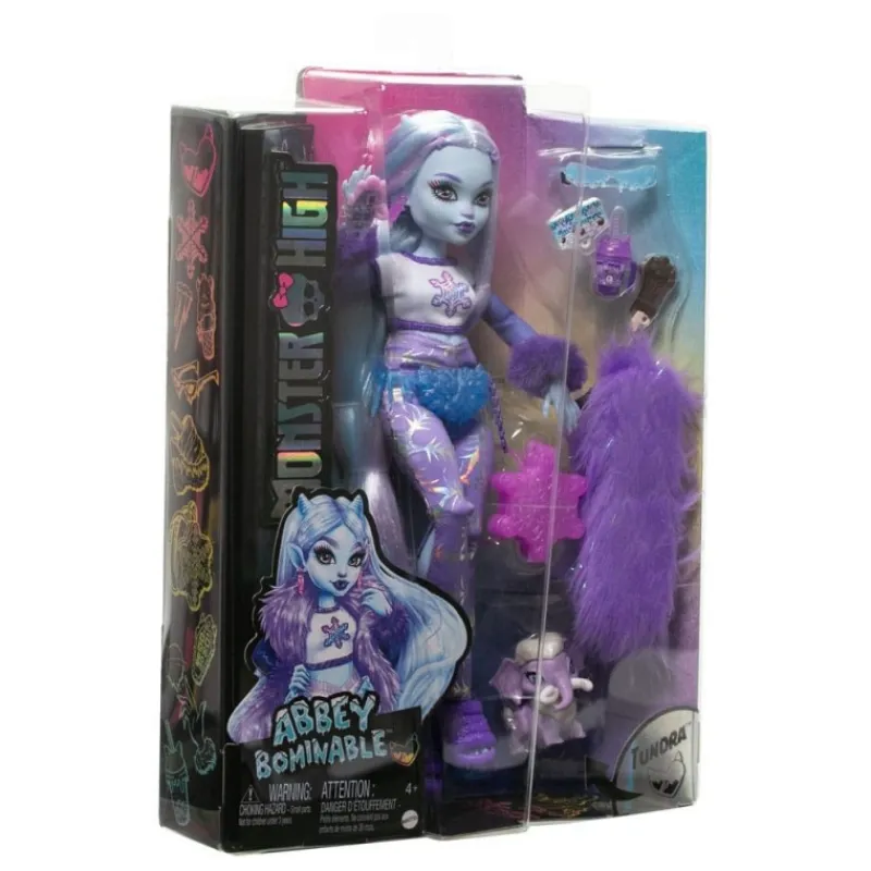 Muñeca Abbey Bominable de Monster High con Accesorios Juguetes, Figuras Y Más Regalos Para Peques