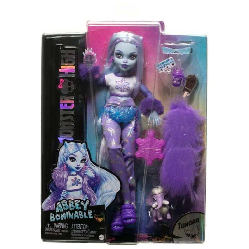 Muñeca Abbey Bominable de Monster High con Accesorios Juguetes, Figuras Y Más Regalos Para Peques