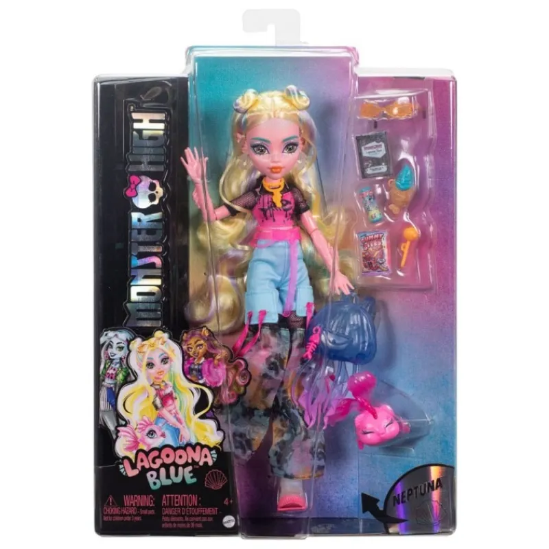 Mattel Juguetes, Figuras Y Más Regalos Para Peques^Muñeca Monster High Lagoona Blue 25 cm Estilo Escolar