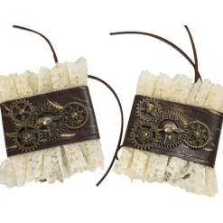 Clearance Muñequeras Steampunk con Rodamientos Complementos Para Disfraces|Accesorios Halloween Y Terror