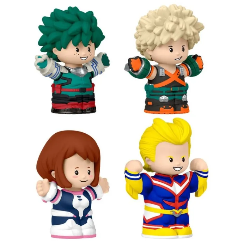 Online My Hero Academia Pack de 4 Minifiguras Fisher-Price Little People Juguetes, Figuras Y Más Regalos Para Peques