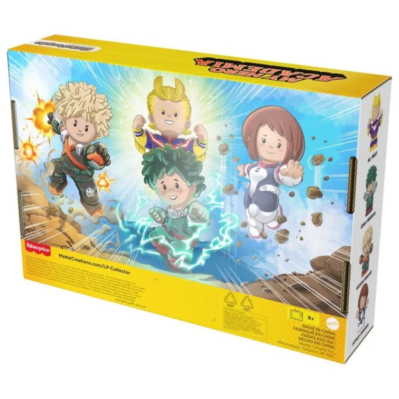 Online My Hero Academia Pack de 4 Minifiguras Fisher-Price Little People Juguetes, Figuras Y Más Regalos Para Peques