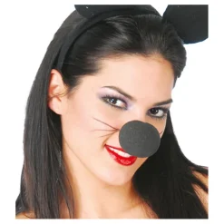 Disfrazzes Maquillaje Para Disfraces^Nariz negra de espuma