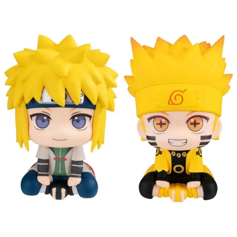 Megahouse Figuras^Naruto Shippuden Estatua PVC Look Up Naruto y Minato 11 cm