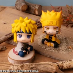 Megahouse Figuras^Naruto Shippuden Estatua PVC Look Up Naruto y Minato 11 cm