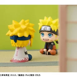 Megahouse Figuras^Naruto Shippuden Estatua PVC Look Up Naruto y Minato 11 cm