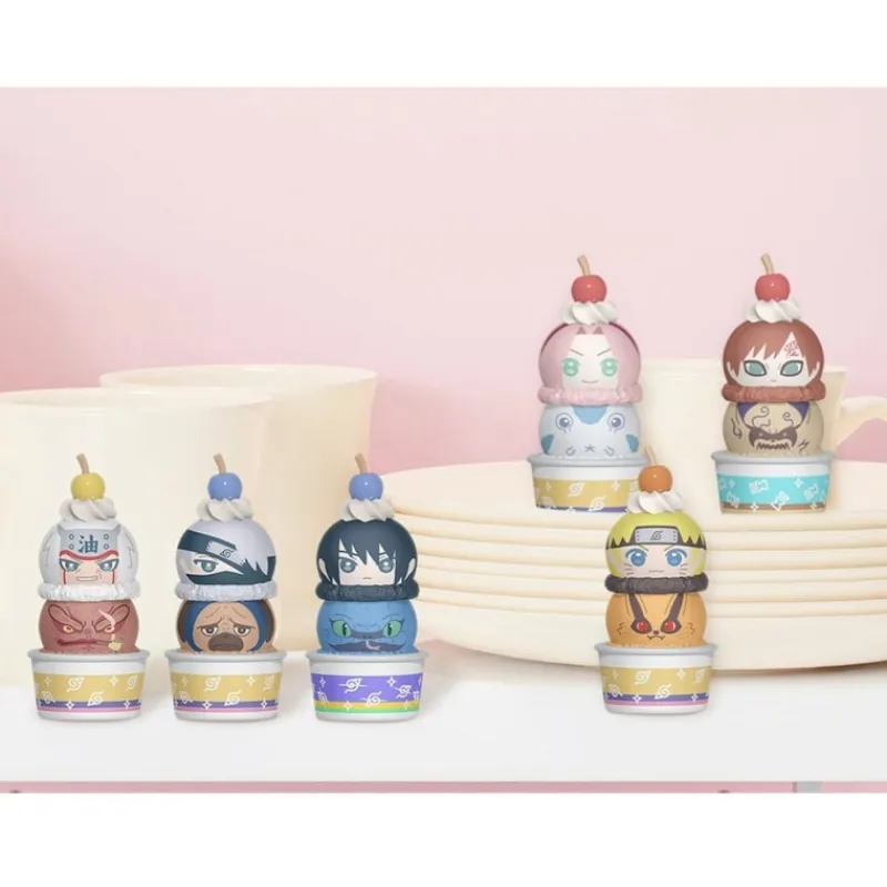 Megahouse Figuras^Naruto Shippuden Pack de 6 Figuras Tsumichen 8 cm con Regalo