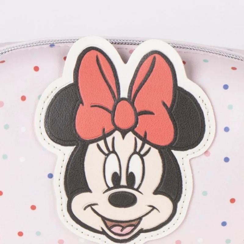 Cerdá Kids Disney Para Niñas|Accesorios Para El Pelo, Gafas De Sol Y Kits De Belleza Infantiles ^Neceser Aseo Viaje Minnie 100% PU Rosa con Motif